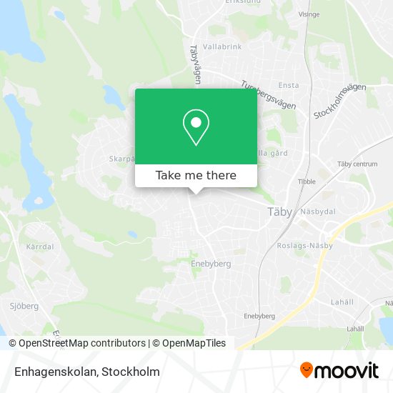 Enhagenskolan map