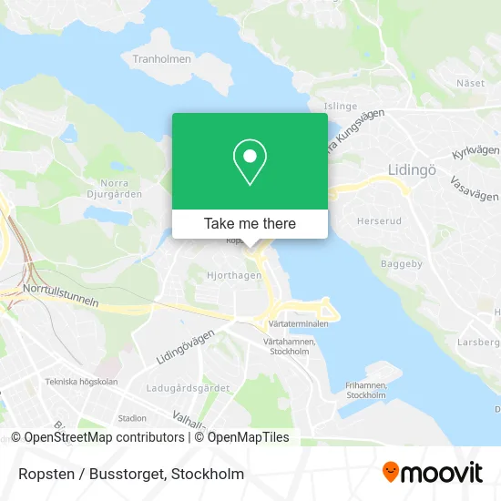 Ropsten / Busstorget map