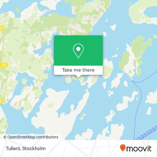 Tullerö map