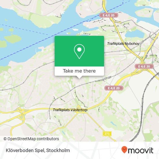 Klöverboden Spel map