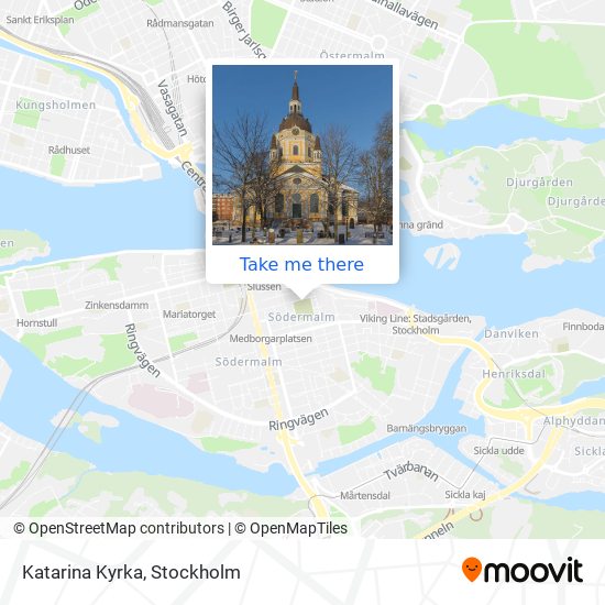 Katarina Kyrka map