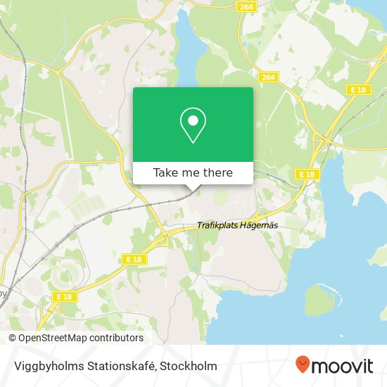 Viggbyholms Stationskafé map