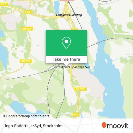 Ingo Södertälje/Syd map