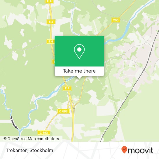 Trekanten map