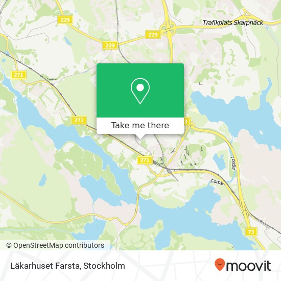 Läkarhuset Farsta map