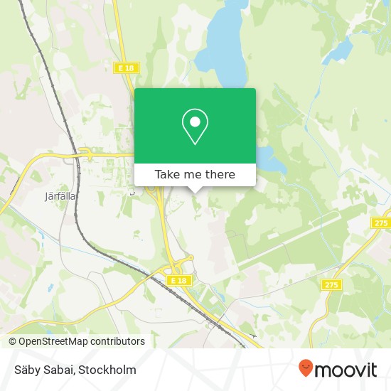 Säby Sabai map