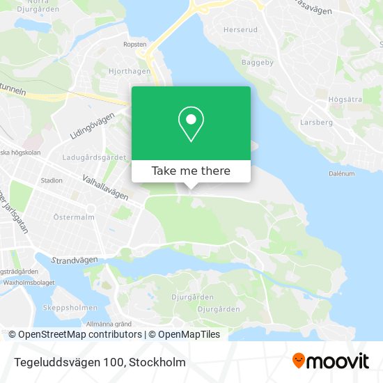 Tegeluddsvägen 100 map