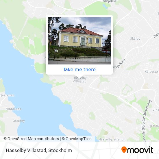 Hässelby Villastad map