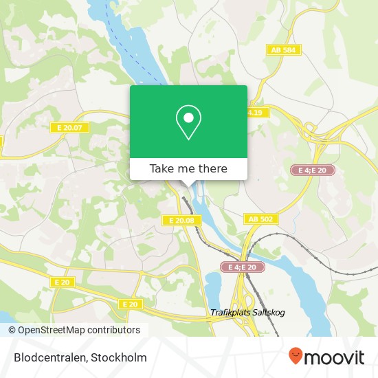 Blodcentralen map