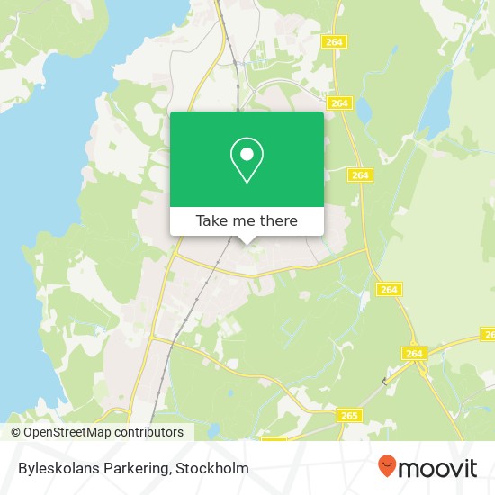 Byleskolans Parkering map