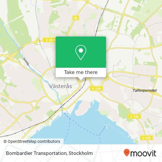 Bombardier Transportation map