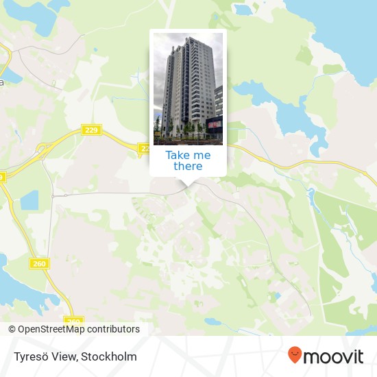 Tyresö View map
