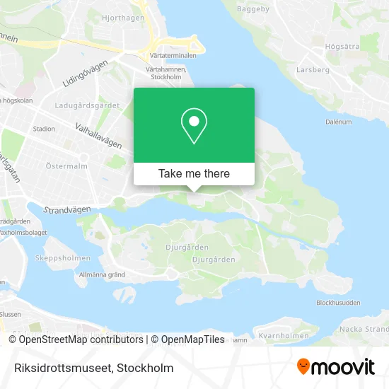 Riksidrottsmuseet map