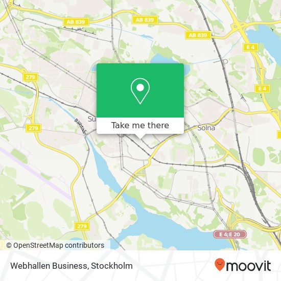 Webhallen Business map