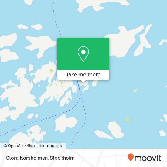 Stora Korsholmen map