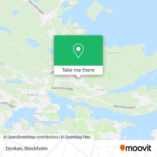 Dyviken map