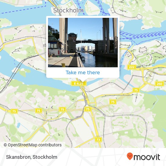 Skansbron map