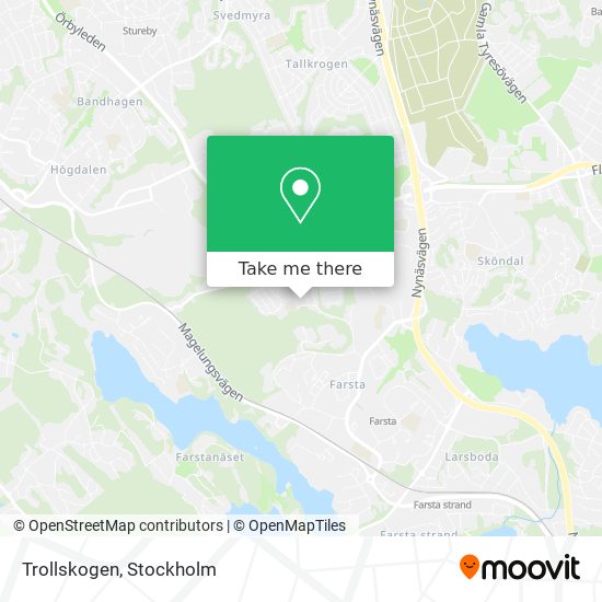 Trollskogen map