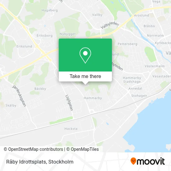 Råby Idrottsplats map