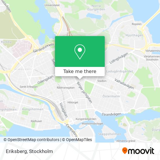 Eriksberg map