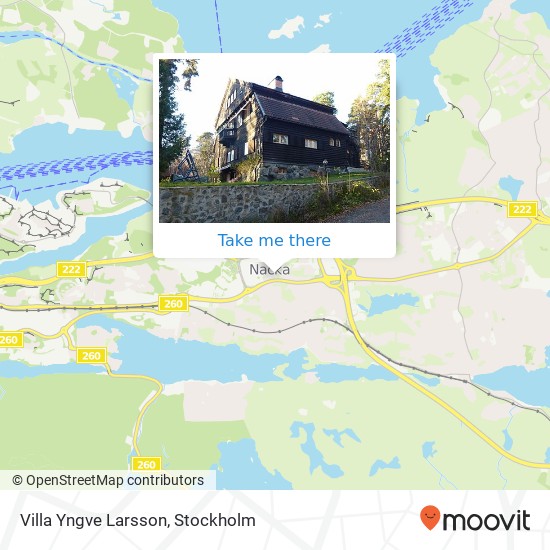 Villa Yngve Larsson map