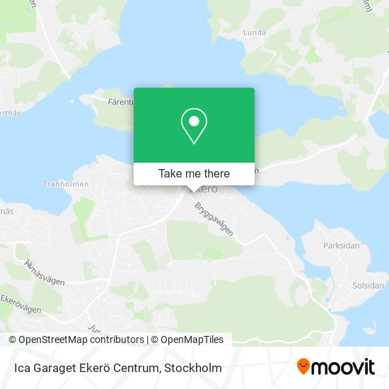 Ica Garaget Ekerö Centrum map