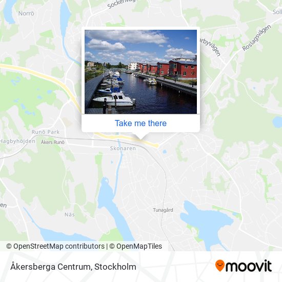 Åkersberga Centrum map