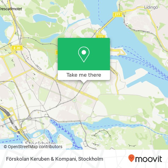 Förskolan Keruben & Kompani map