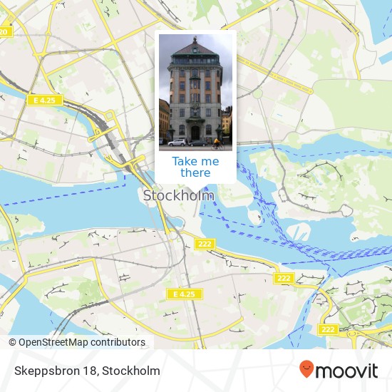 Skeppsbron 18 map