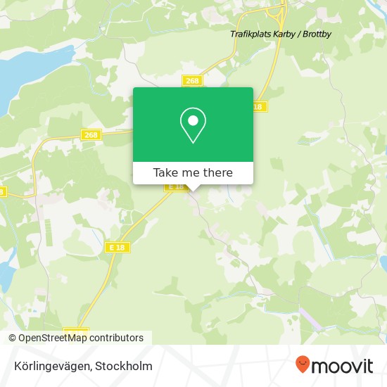 Körlingevägen map