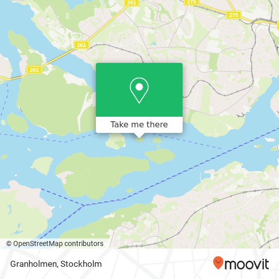 Granholmen map