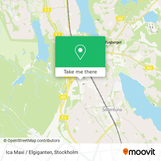 Ica Maxi / Elgiganten map