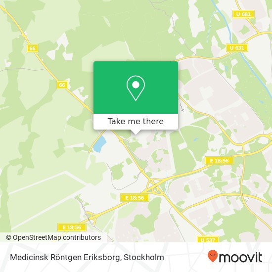 Medicinsk Röntgen Eriksborg map