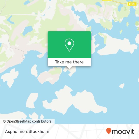 Äspholmen map