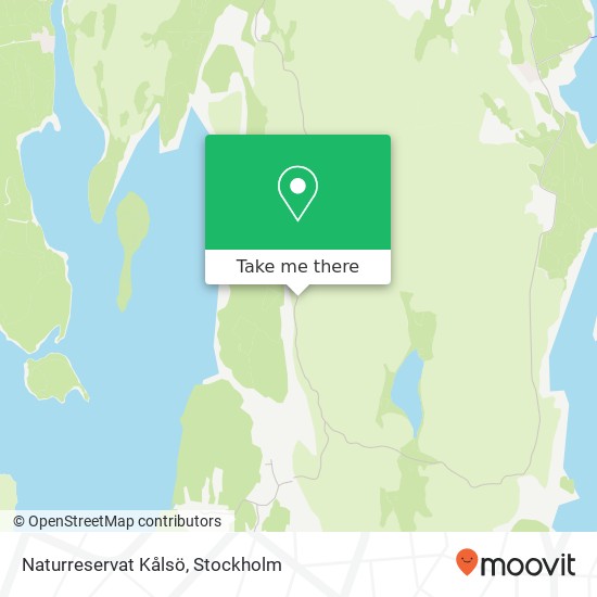 Naturreservat Kålsö map