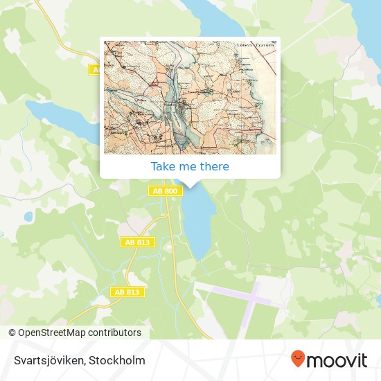 Svartsjöviken map