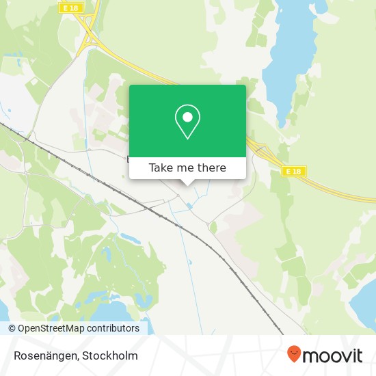 Rosenängen map