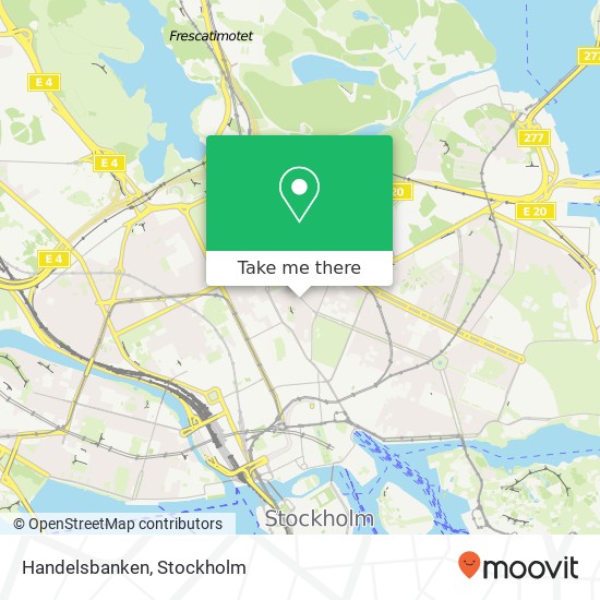 Handelsbanken map