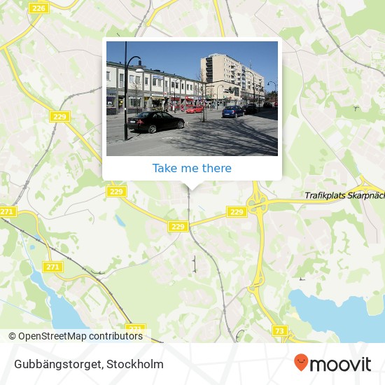 Gubbängstorget map