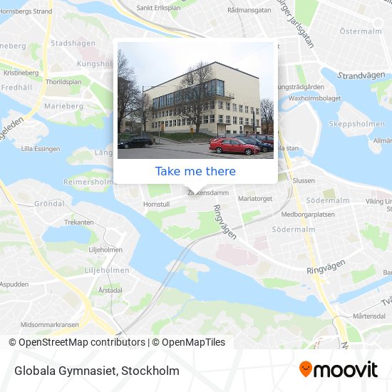 Globala Gymnasiet map