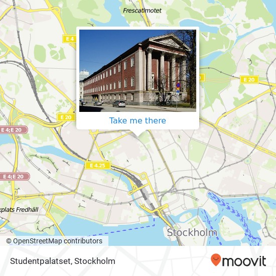 Studentpalatset map