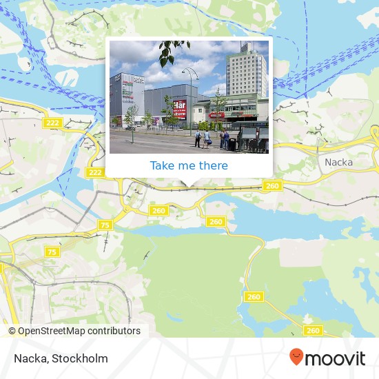 Nacka map