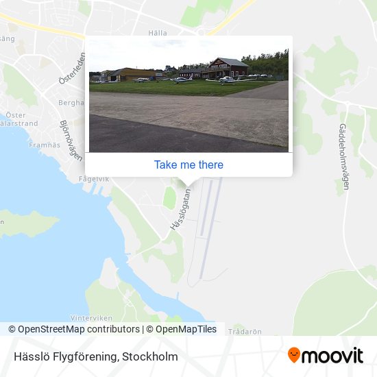 Hässlö Flygförening map