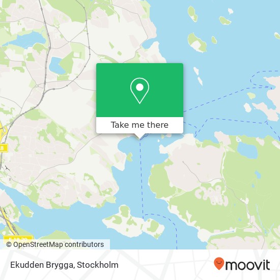 Ekudden Brygga map