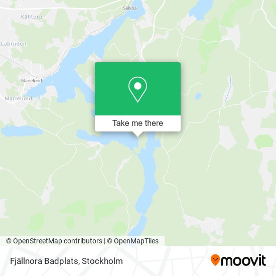 Fjällnora Badplats map