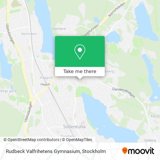 Rudbeck Valfrihetens Gymnasium map
