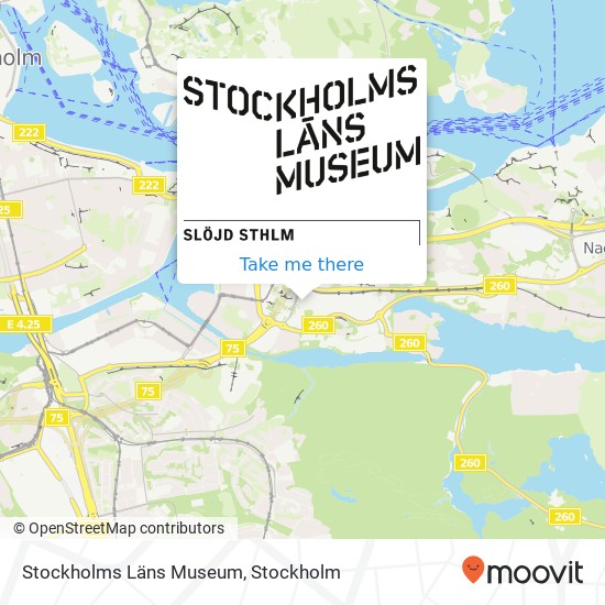 Stockholms Läns Museum map