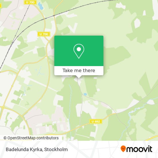 Badelunda Kyrka map