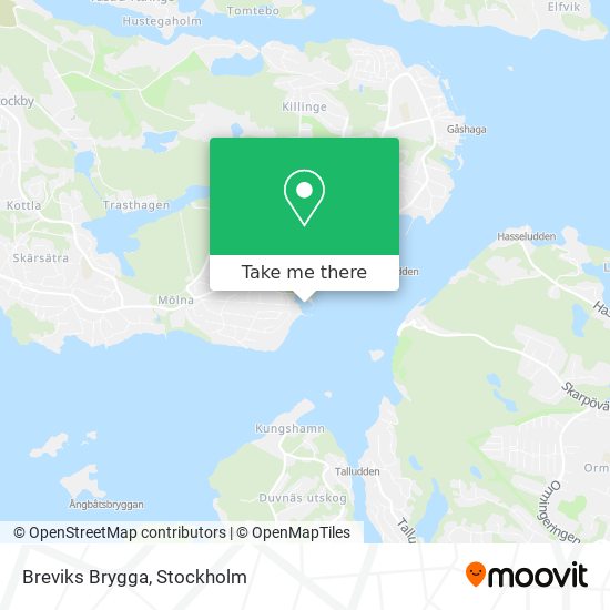 Breviks Brygga map