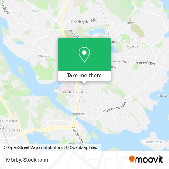 Mörby map